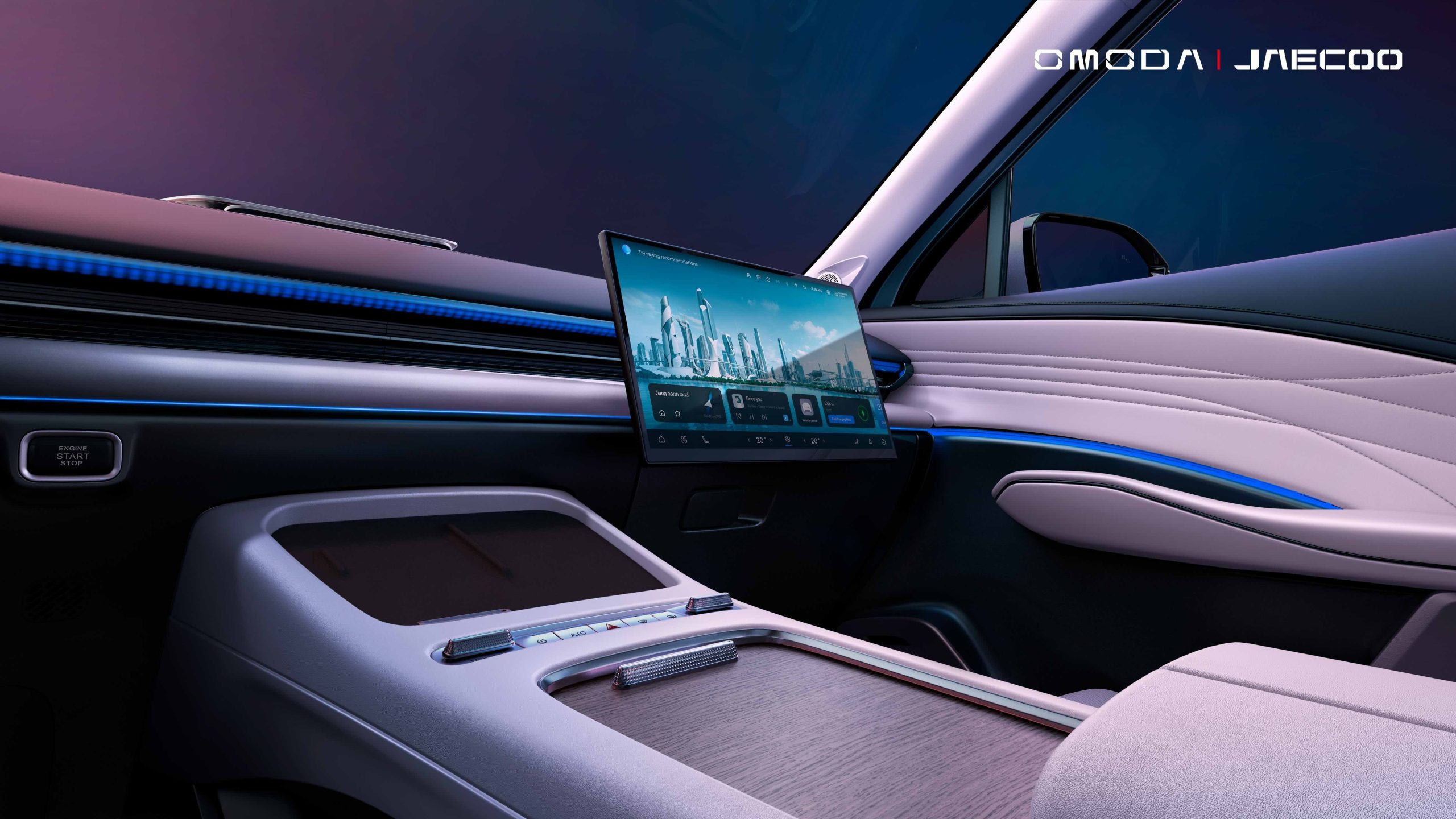Interior Omoda 7 SHS